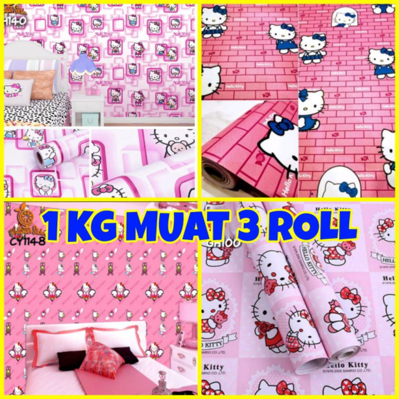 Jual Wallpaper Dinding Hello Kitty Stiker Dinding Hello Kitty Wallpaper Hello Kitty Walpaper