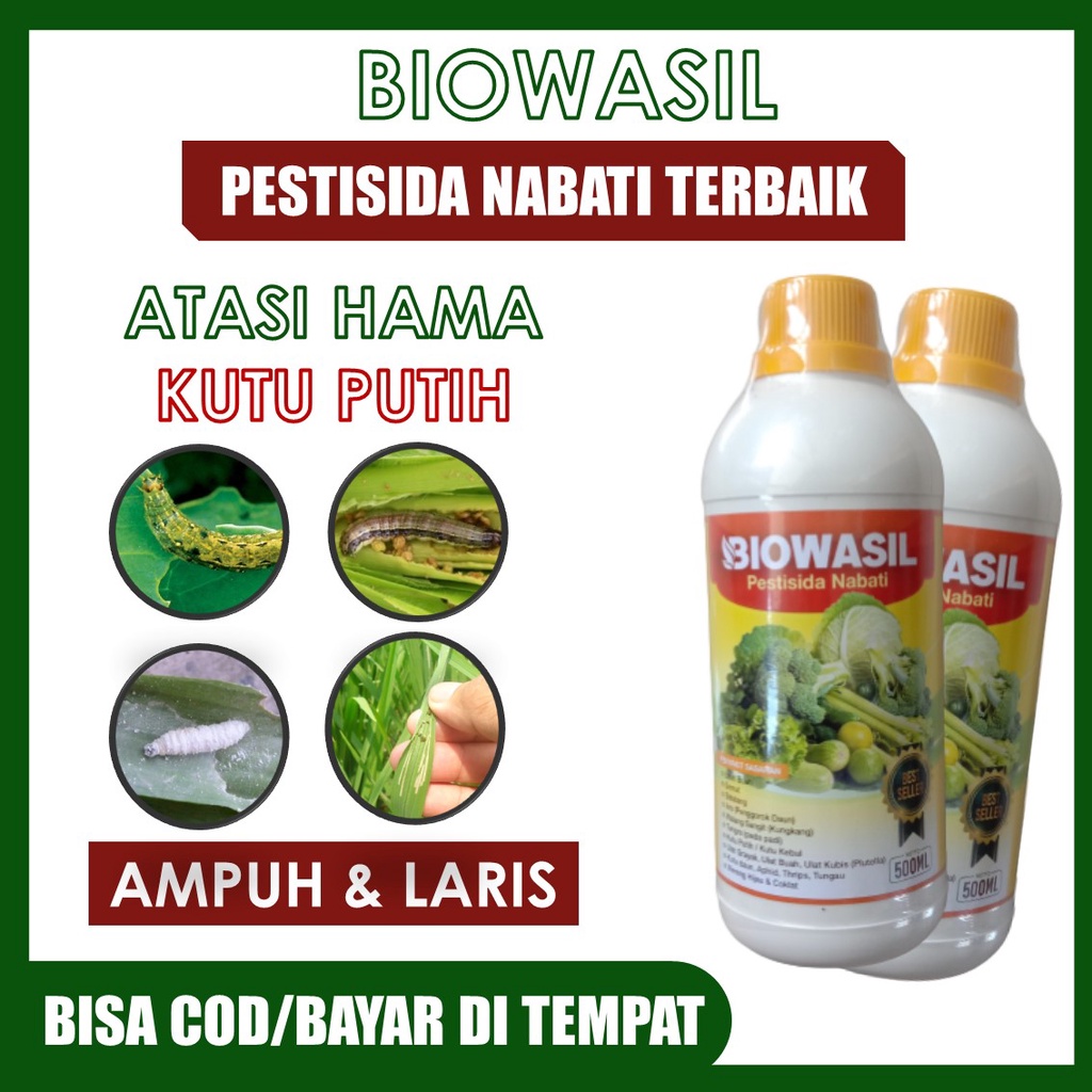 Jual Promo Biowasil 500 Ml Pembasmi Hama Ulat Daun Cabe Jagung Penggulung Daun Pisang Padi 0174