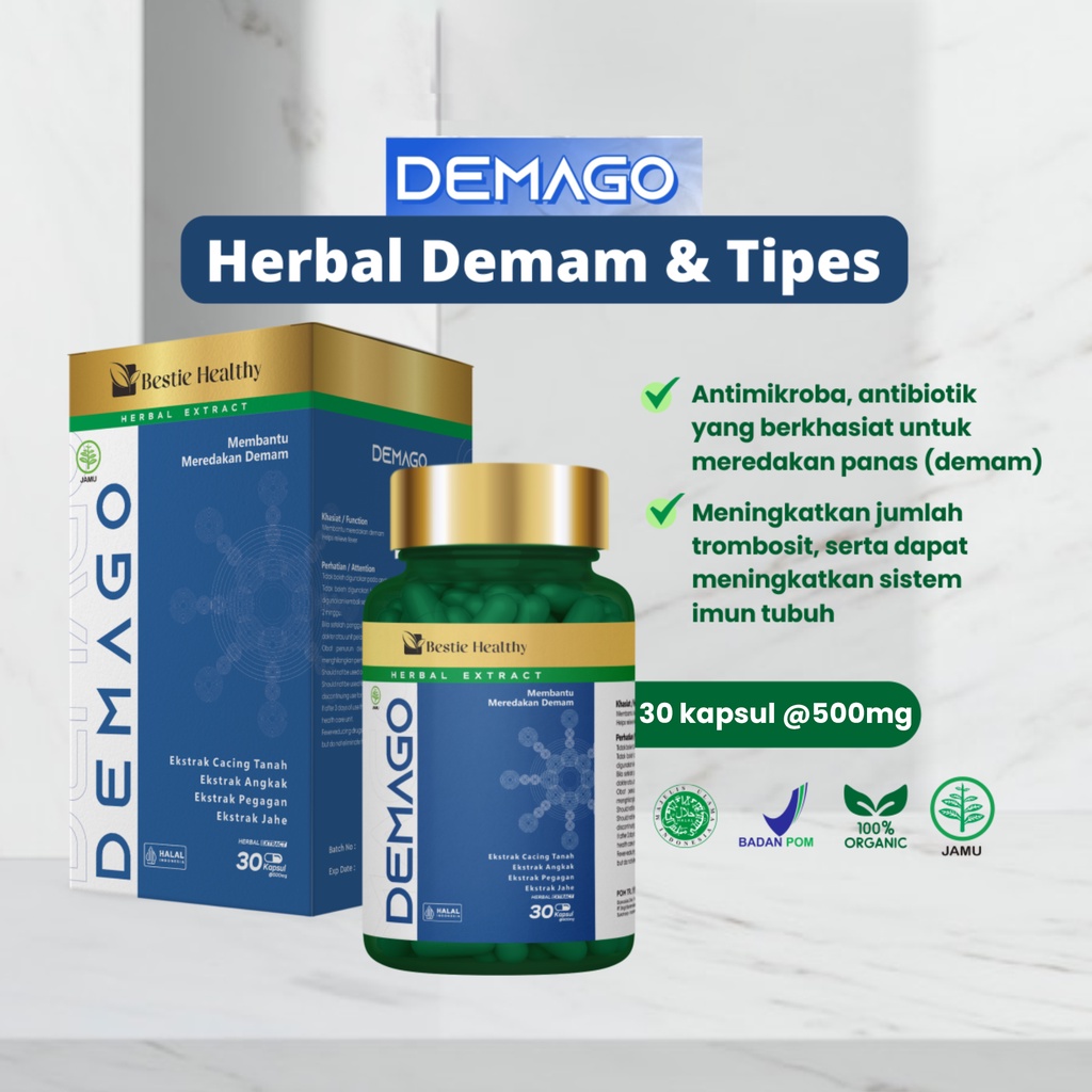 Jual Demago Obat Herbal Atasi Demam Dan Typus Tipes Tifus Tanpa Efek ...