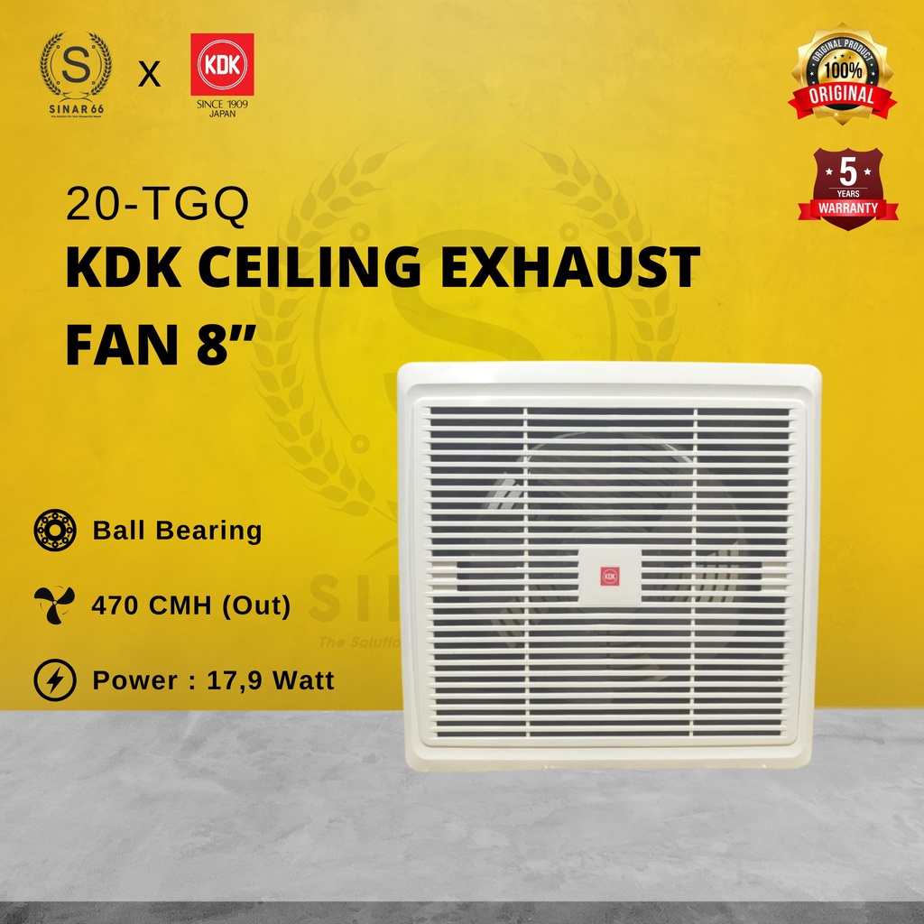 Jual Kdk Ceiling Exhaust Fan Plafon Plafond Tgq Tgq Shopee