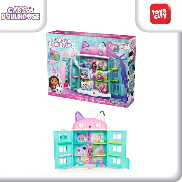 Jual Gabby's Dollhouse - Gabby's Purrfect Dollhouse Playset - Mainan ...