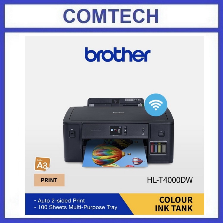 Jual Brother HLT4000DW Printer A3 Ink Tank Duplex Wireless Print