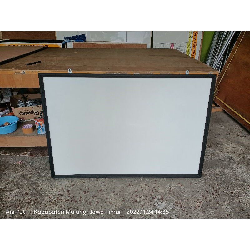 Jual Papan Tulis Besar 120 X 80 Cm. Papan Tulis Putih. Whiteboard ...