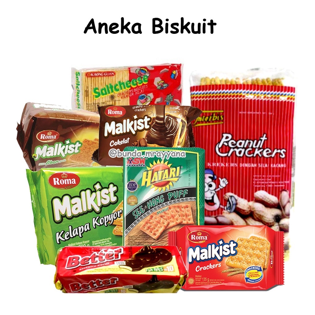 Jual Aneka Snack Biskuit Wafer Cemilan sebagai tambahan murah hemat ...