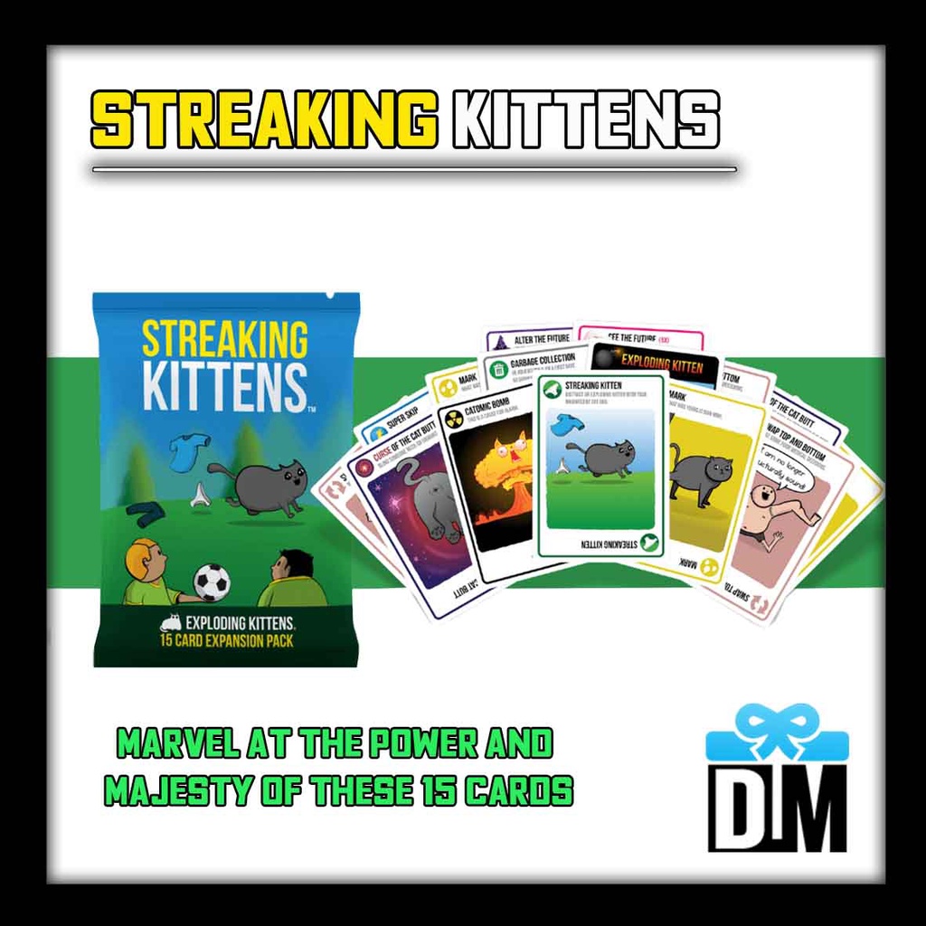 Jual Kartu Mainan Keluarga Exploding Kitten Cat Defuse Shuffle Kucing
