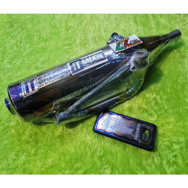 Jual Kenalpot Titanium IT Salaya Original ( Yamaha Nouvo ) Shopee