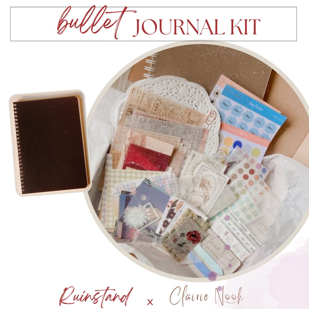 Jual Bullet Journal Kit Healing - Jurnal Kit - Scrapbook Kit Clairie ...