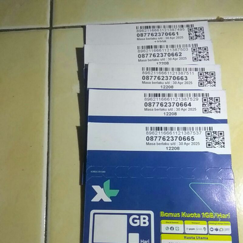 Jual perdana XL belum registrasi Shopee Indonesia
