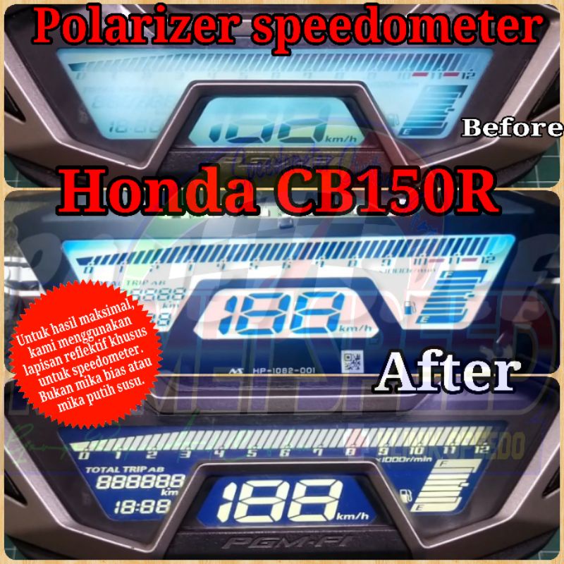 Jual Polarizer speedometer honda cb150r new polaris speedometer honda ...