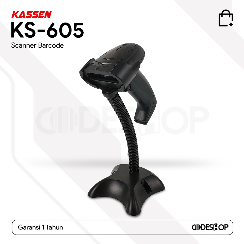 Jual Scanner KASSEN KS-605 / KS605 2D USB Barcode Reader 1D/2D Layar HP ...