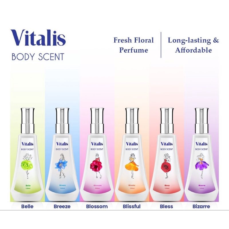 Jual Parfume Vitalis Body Scent Kemasan Baru Shopee Indonesia