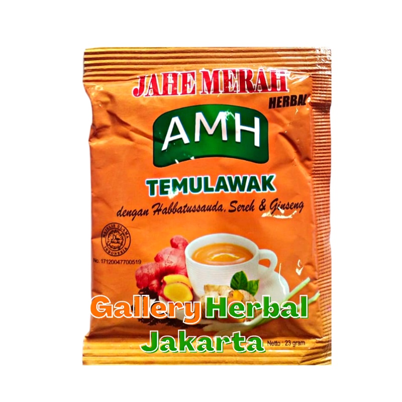 Jual Amh Temulawak Jahe Merah Herbal Kemasan Sachet Shopee Indonesia