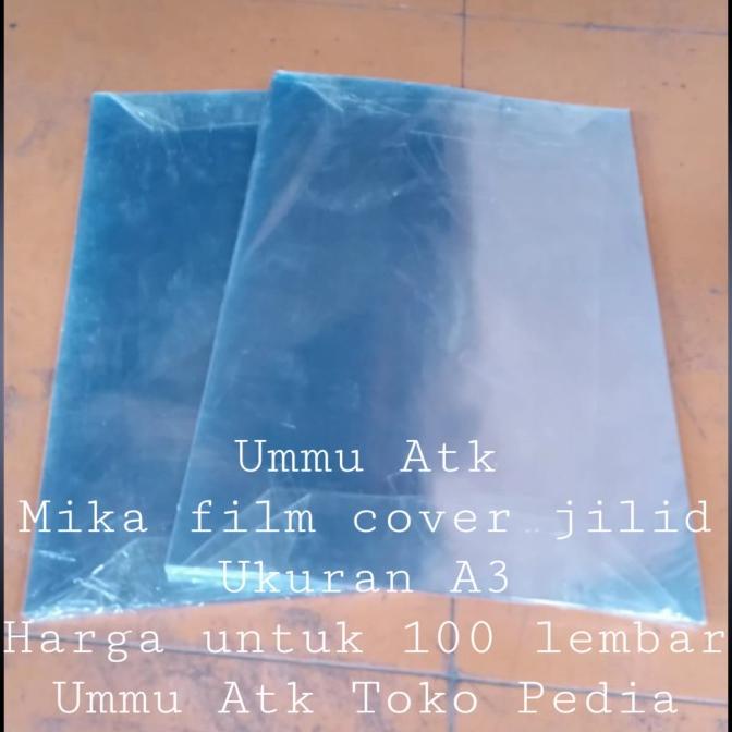 Jual Plastik Mika Cover Jilid Bufalo Ukuran A Isi Untuk Lembar