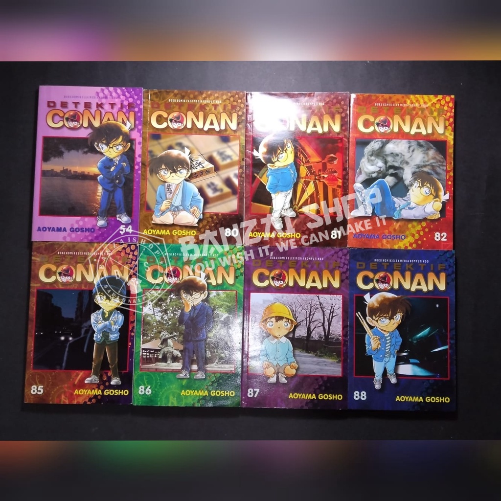 Jual Dijual Komik Detective Conan Vol. 54,80,81,82,85,86,87,88 | Shopee ...