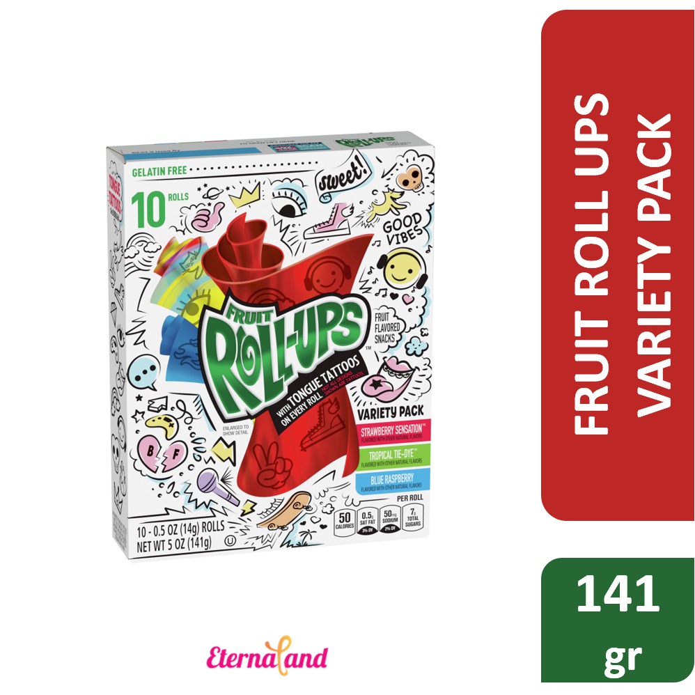 Jual Fruit RollUps Variety Pack permen aneka rasa Shopee Indonesia