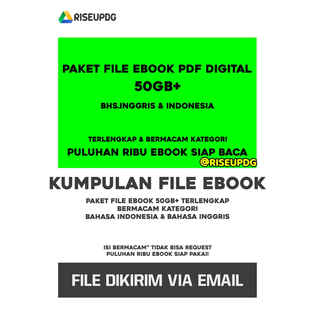 Jual Kumpulan File Ebook PDF Digital 50GB+ TERLENGKAP BERMACAM KATEGORI ...