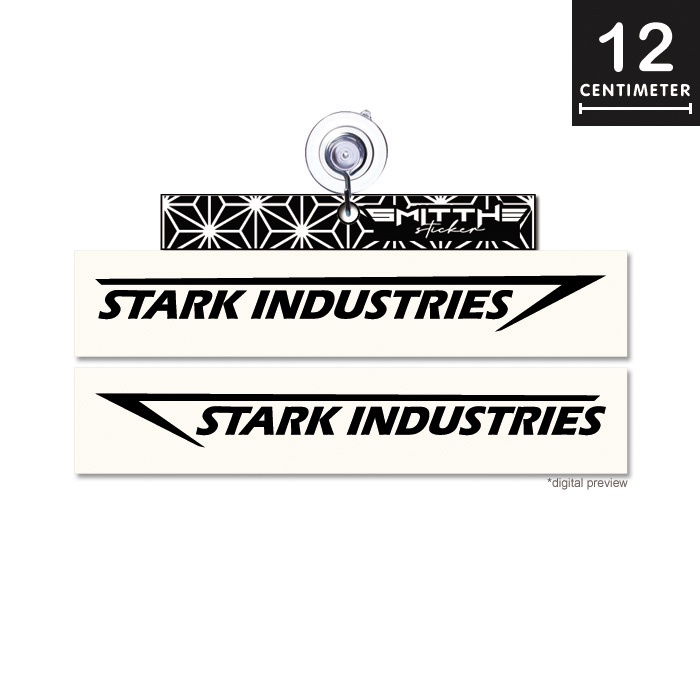 Jual Stiker STARK Industries Cutting Sticker Decal Waterproof | Shopee ...