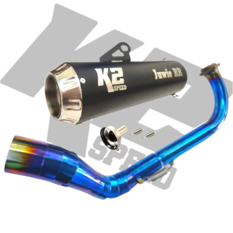 Jual Knalpot racing fullset nmx aerox vario pcx beat scoopy original K2 ...