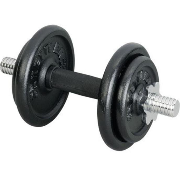 Jual Kettler Cast Iron Dumbbell Set 10 Kg 804000 Shopee Indonesia