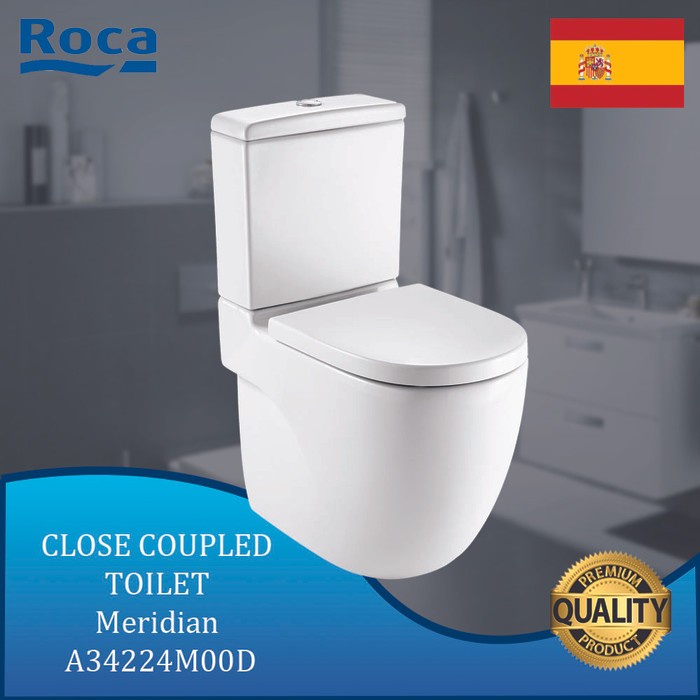 Jual TERBAIK ROCA MERIDIAN KLOSET DUDUK MONOBLOCK CLOSE COUPLED 305 MM ...