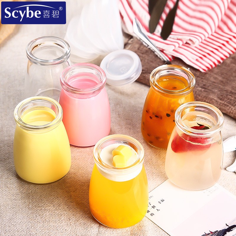 Jual RENALA Pudding Jar / botol puding kaca / botol jelly agar kaca ...