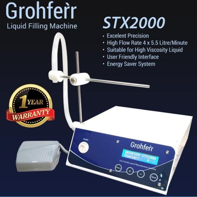 Jual Liquid Filling Machine STX-2000 mesin pengisi isi cairan botol ...