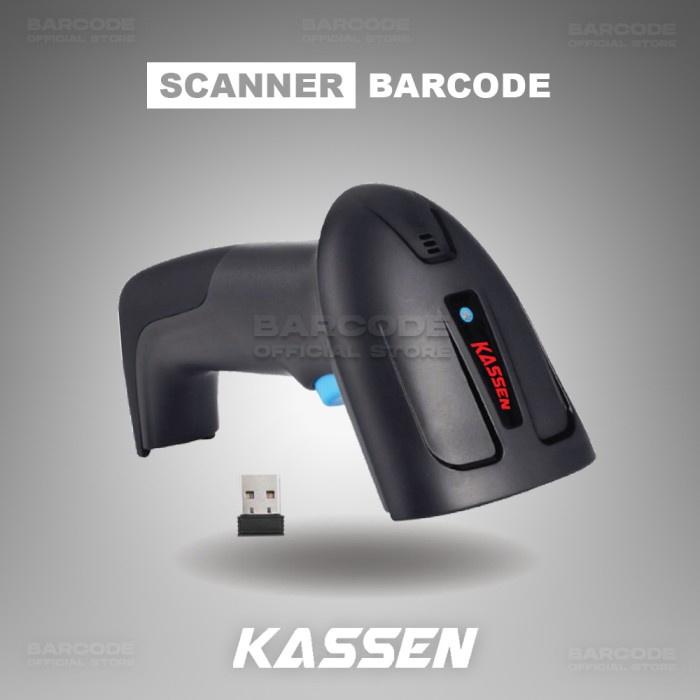Jual Scanner Barcode Kassen Ks-606 Wireless 2D Scan E-Faktur Qr Code ...