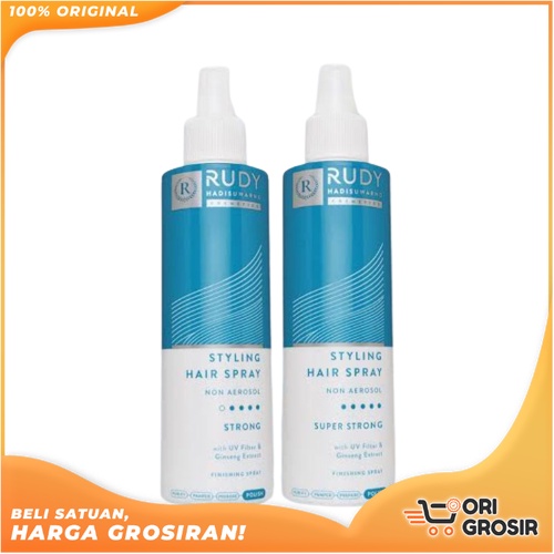 Jual ORI Grosir Rudy Hadisuwarno Hair Spray Non Aerosol 200ml | Strong ...