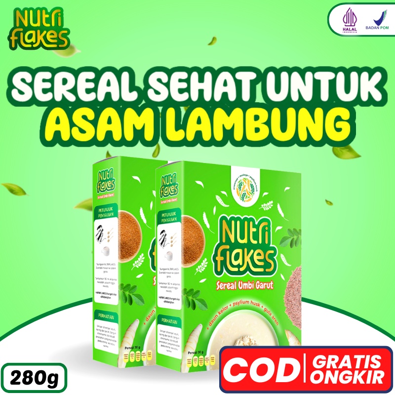 Jual Cod Nutriflakes Sereal Cereal Ekstrak Daun Kelor Solusi Atasi