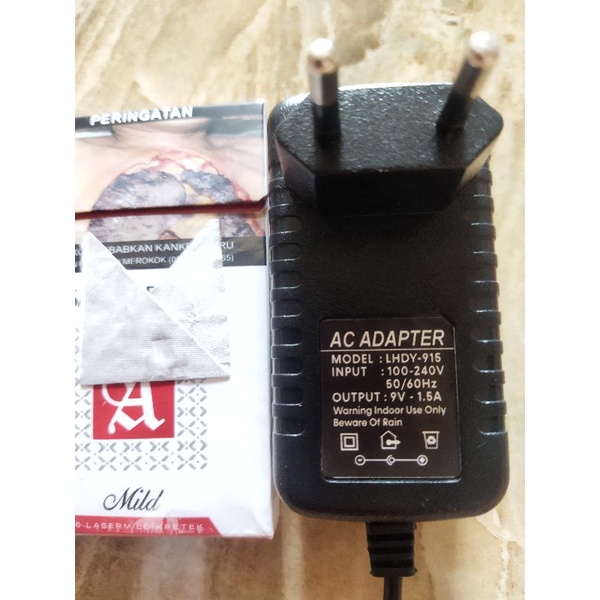 Jual AC Adaptor MODEL LHDY-915 DC 9VDC 1.5A Jack Kuning 4.0mm X 1.7mm ...