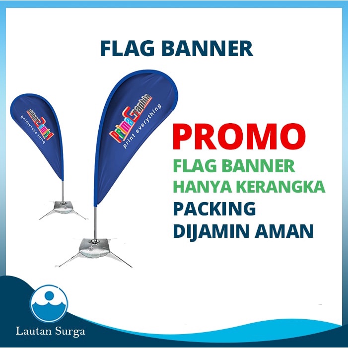 Jual Standing Umbul-umbul, Flag Banner, Tiang Flag Banner, Penyangga ...