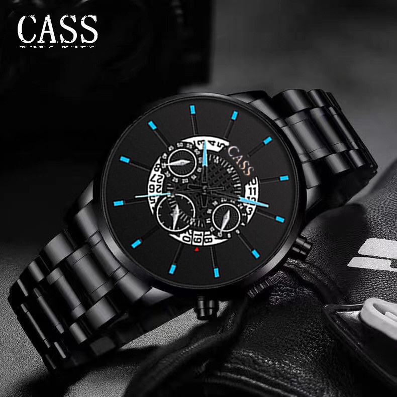 Jual Jam Tangan Pria Anti Air Cass Jam Tangan Sabuk Baja Tahan Karat