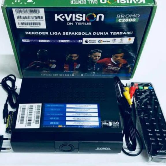 Jual [146] Receiver Parabola KVISION BROMO C2000 K Vision HYBRID C BAND