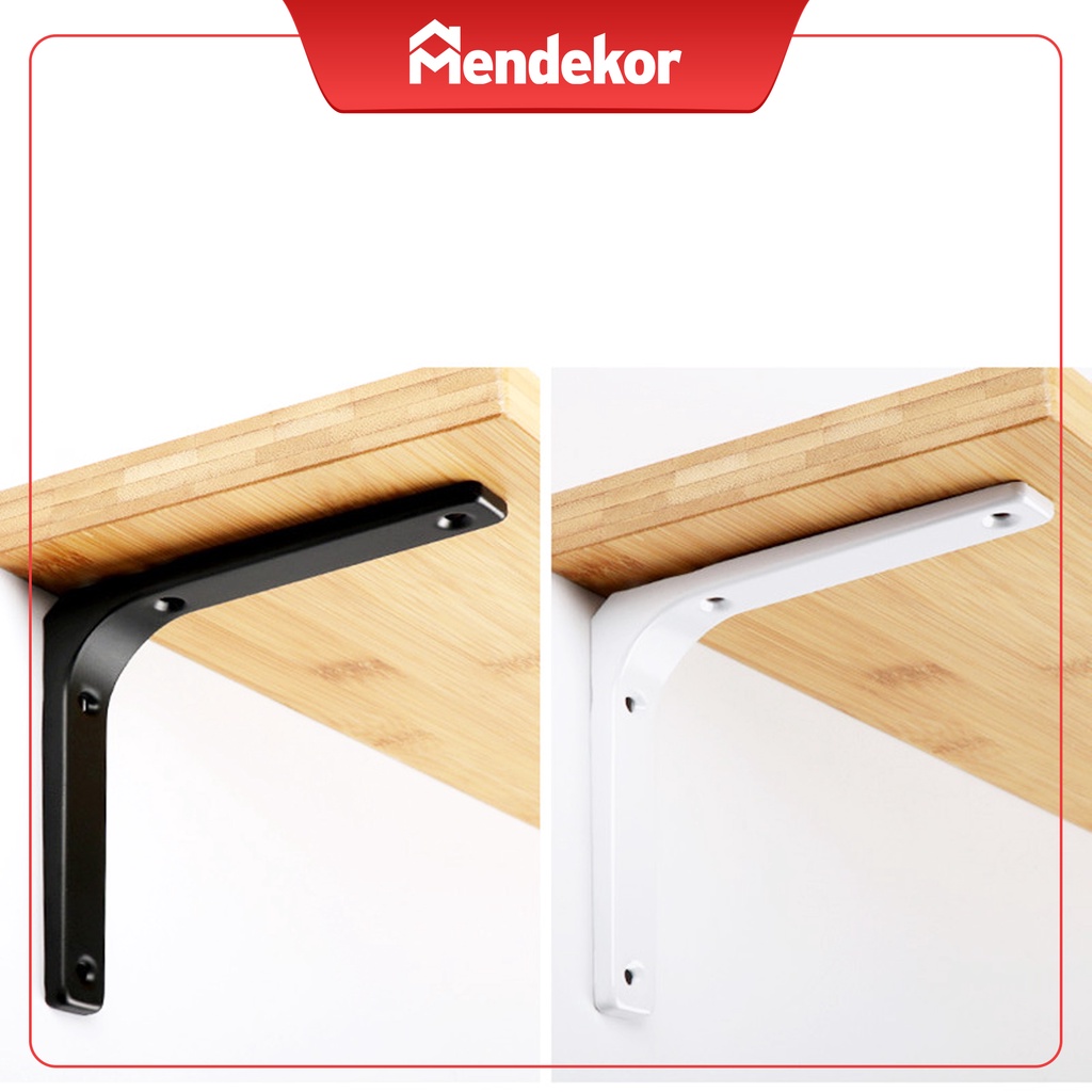 Jual Siku Rak Besi L Kuat 15x12.5 CM Shelf Bracket Kaki Ambalan ...