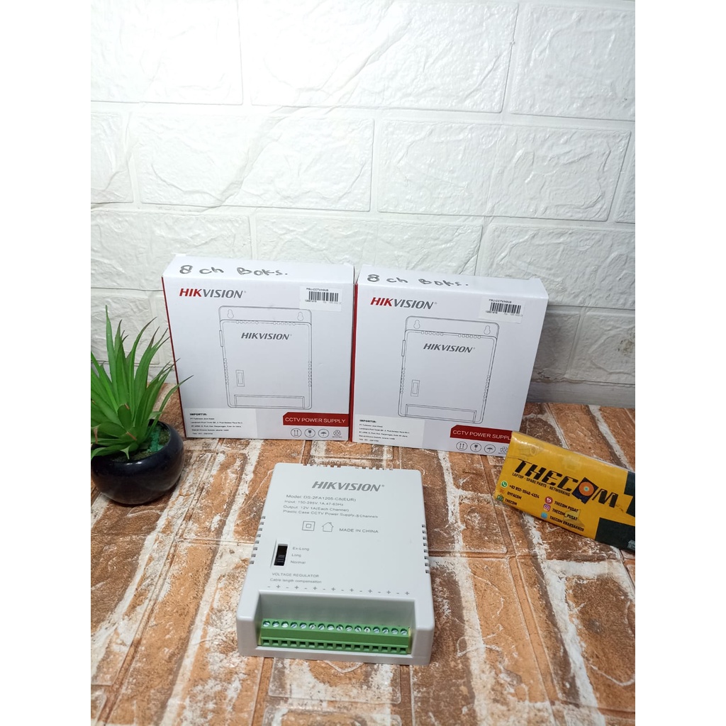 Jual POWER SUPPLY CCTV HIKVISION 8 CHANNEL DS2FA1205C8 HIKVISION