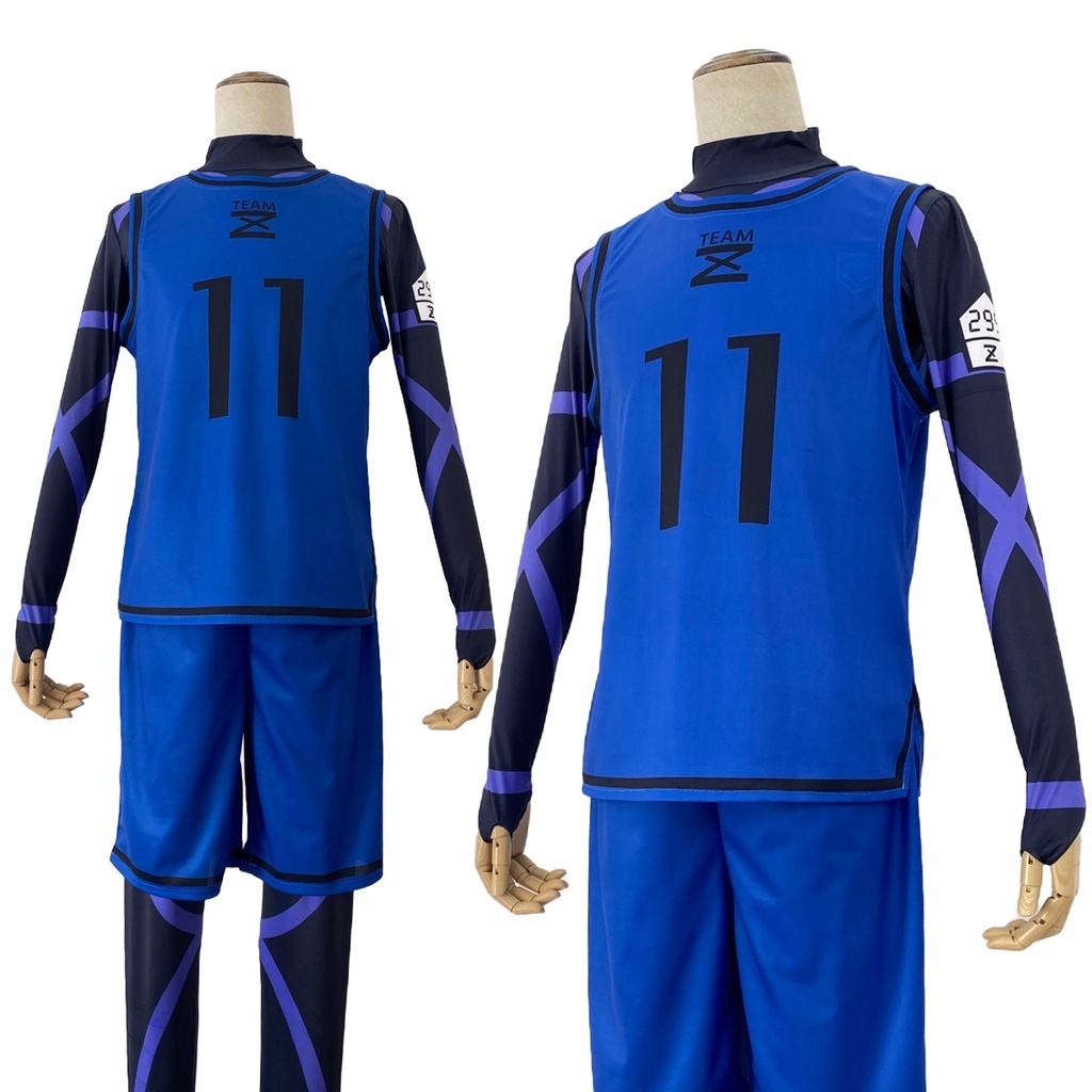 Jual Anime Blue Lock Football Jersey Isagi Yoichi Cosplay Costume Team ...