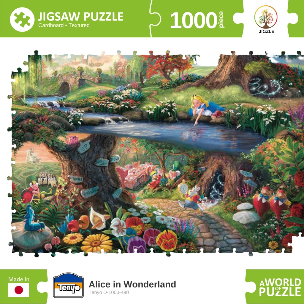 Jual Tenyo D 1000 490 Disney Alice In Wonderland Jigsaw Puzzle