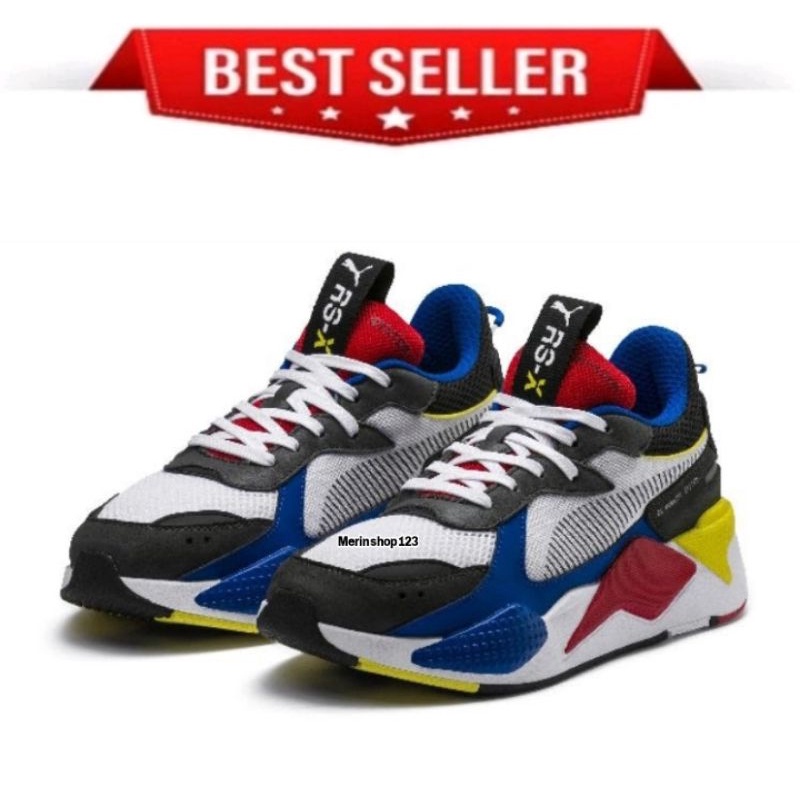 Puma RS X Toys White Risk Red High Premium Original