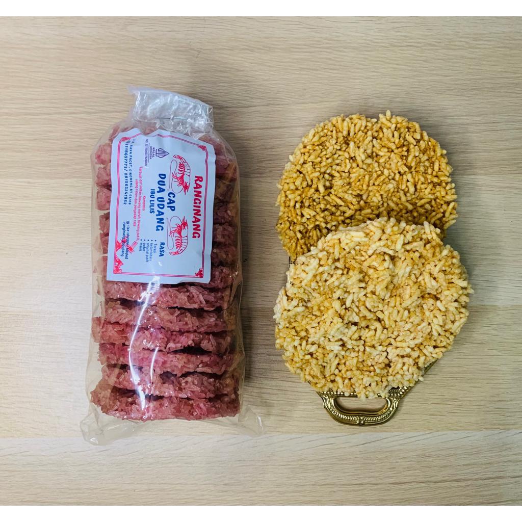 Jual ranginang jumbo / rengginang terasi asli bandung / rangginang ...