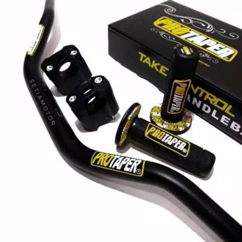 Jual Stang fatbar protaper High + raiser stang + handgrip Crf KLX cb150 ...