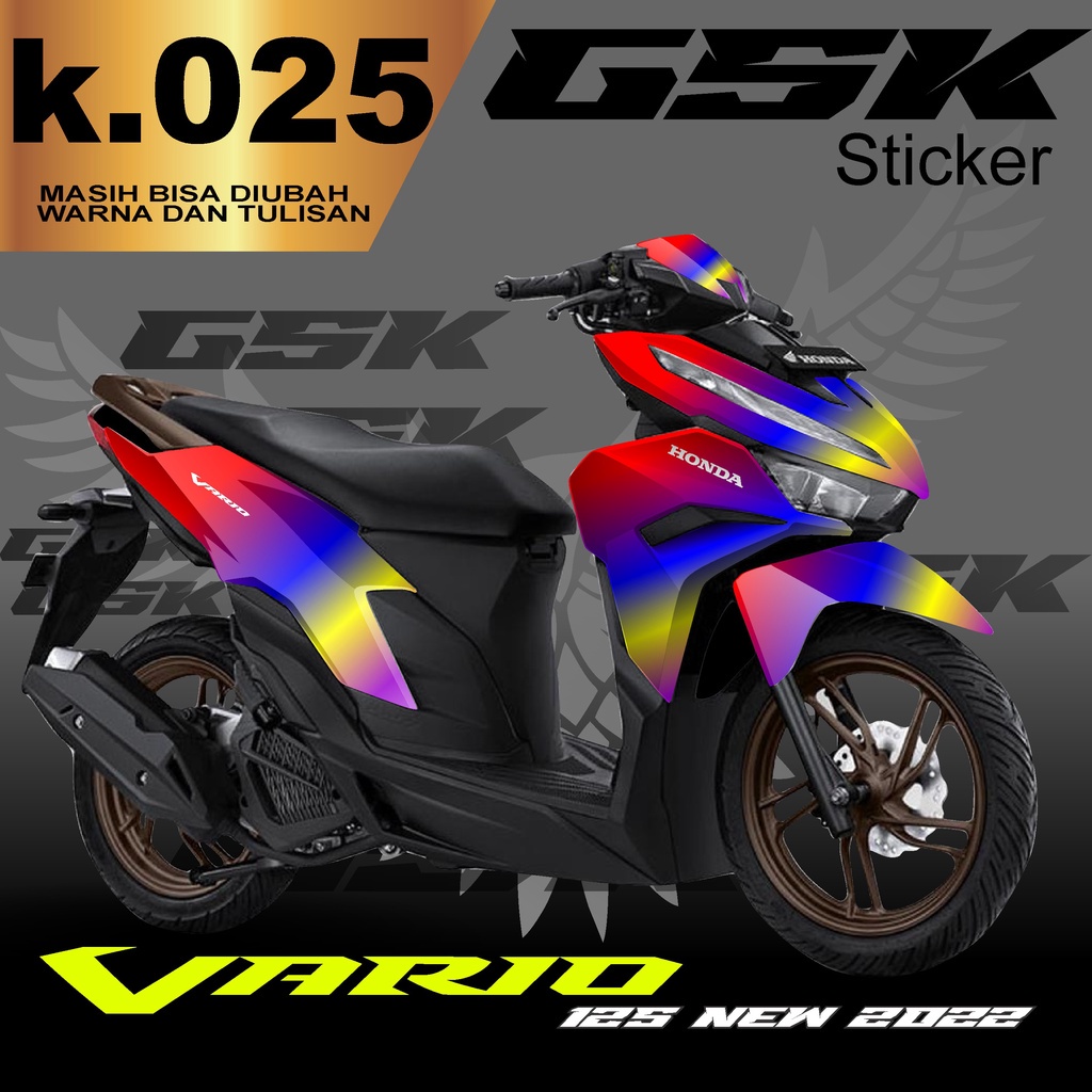 Jual Stiker Decal Vario 125 NEW 2022 Full body - Dekal Sticker Vario ...