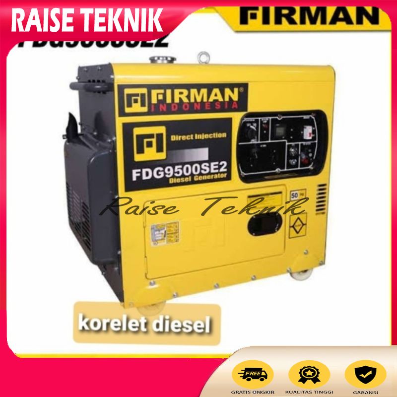 Jual GENSET SILENT SOLAR FIRMAN FDG9000SE2 6KW / GENERATOR SILENT ...