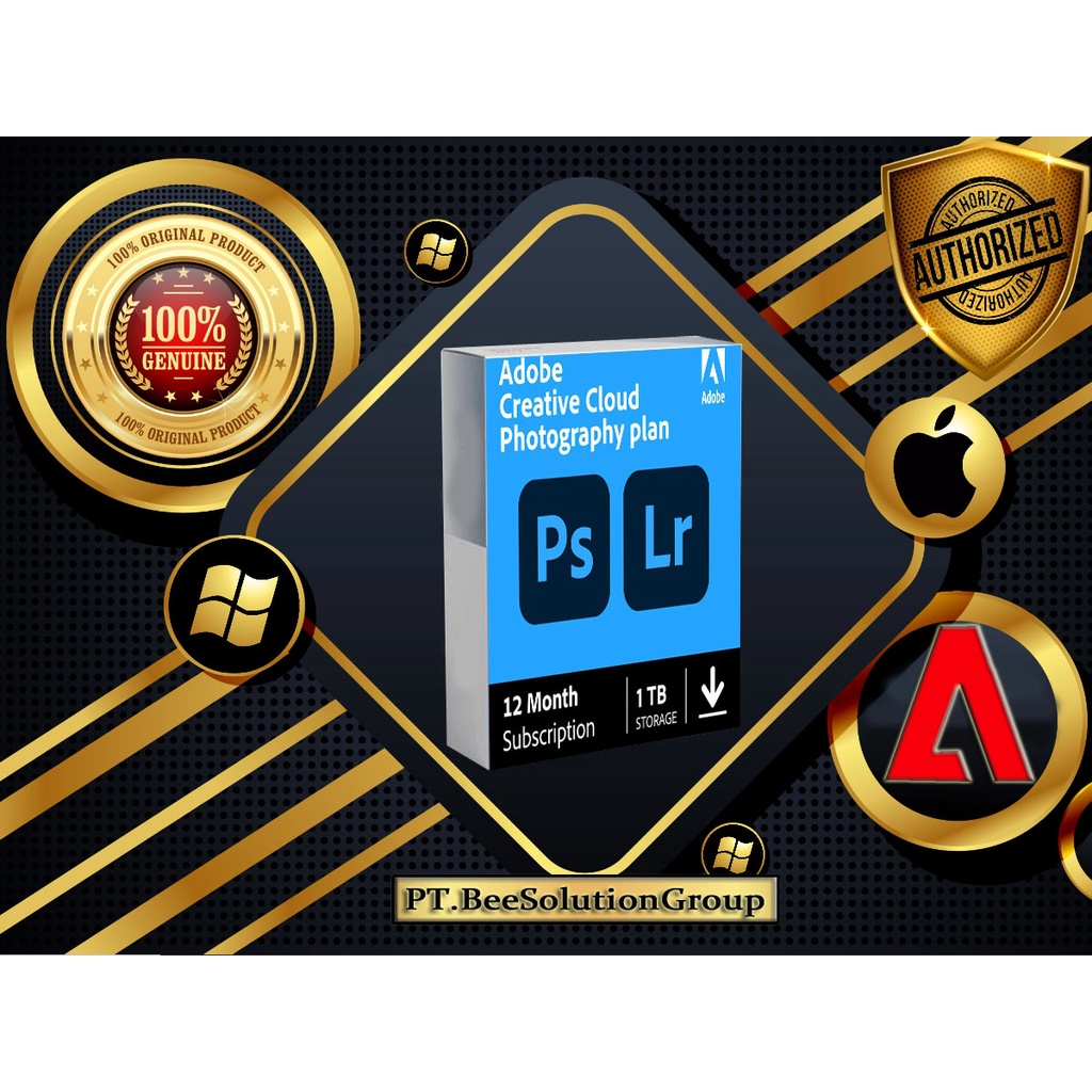 Jual Adobe Creative Cloud Photography Plan with 1TB Cloud Storage 12 ...