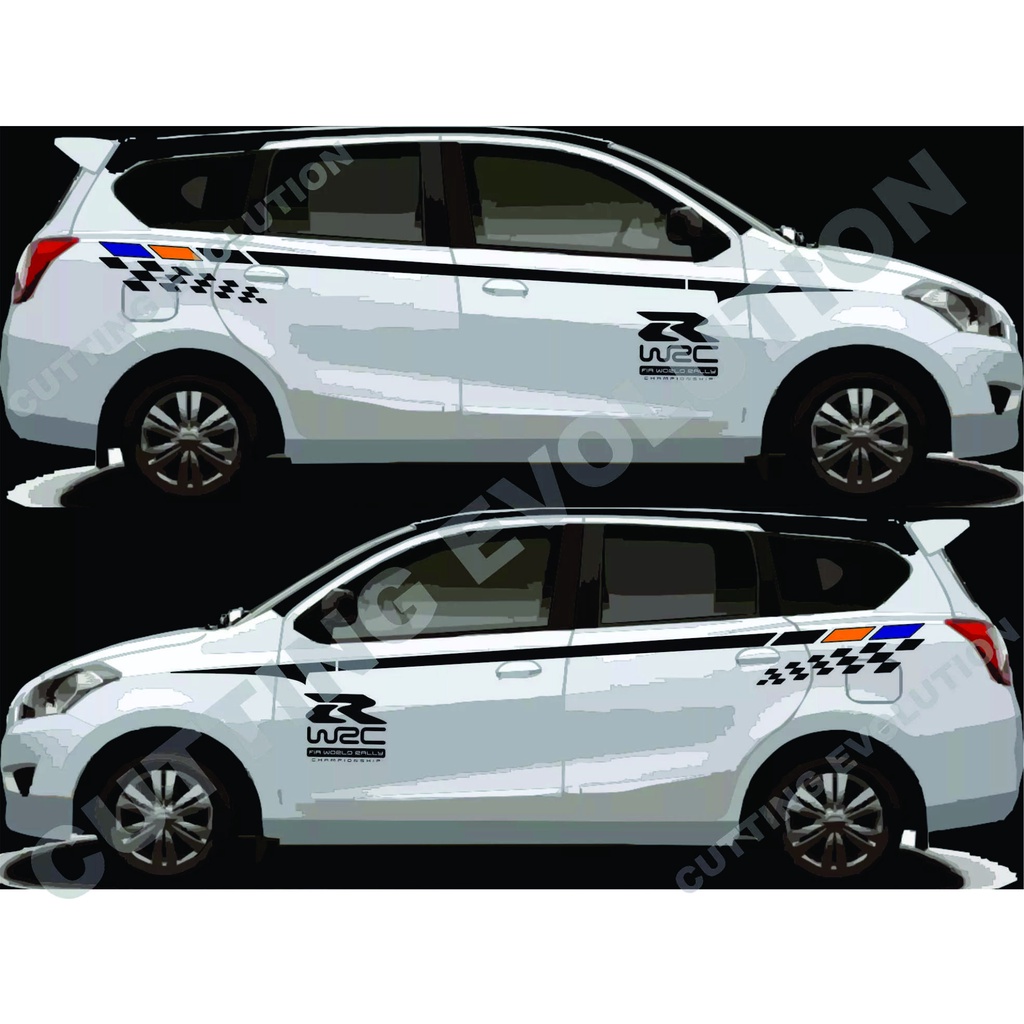 Jual Stiker Cutting Mobil Datsun Go Baris Stiker Cutting List Mobil