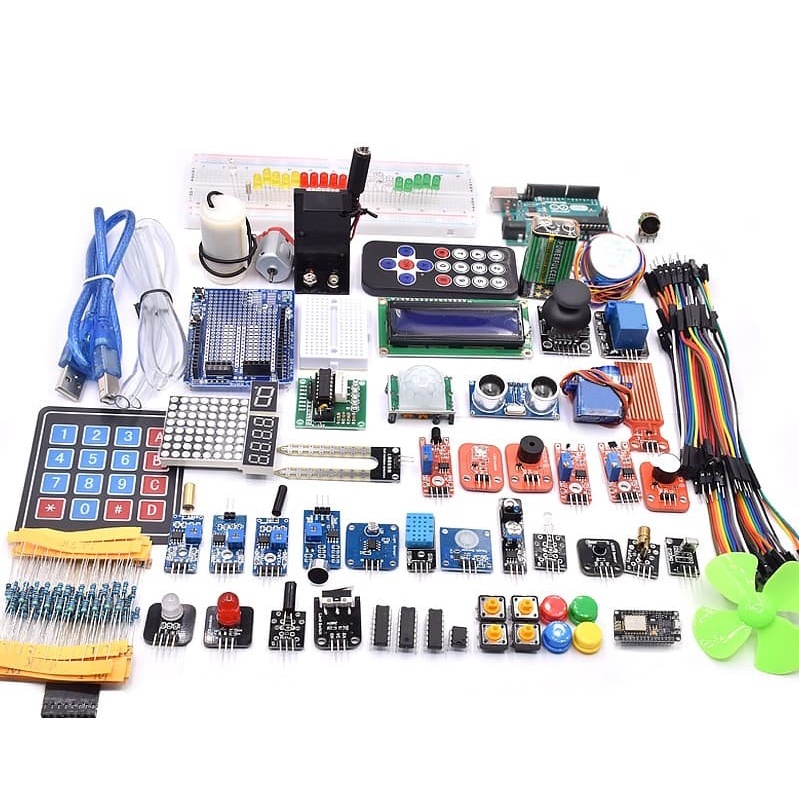 Jual Ultimate Arduino Uno Learning Kit with NodeMCU | Shopee Indonesia
