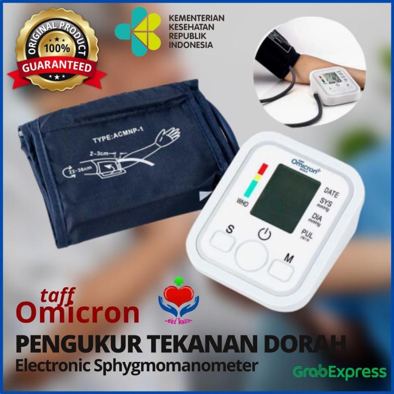 Jual Tensimeter Digital Kemenkes Taff Omicron Pengukur Tekanan Darah ...