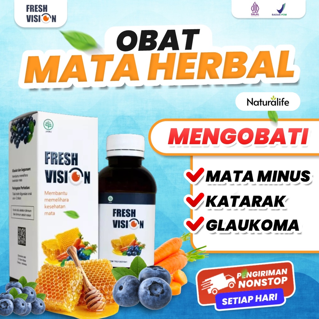 Jual FRESH VISION - Vitamin Obat Mata Atasi Minus Silinder Mencegah ...