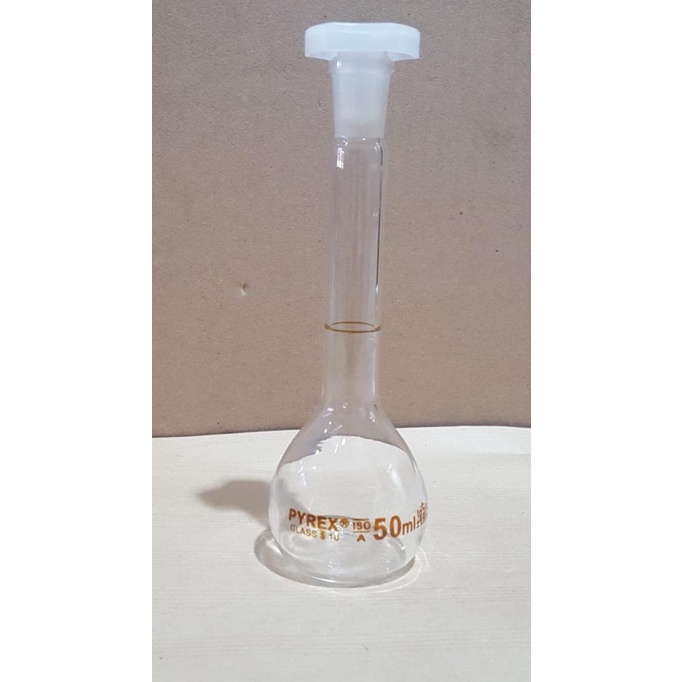 Jual Labu Ukur Volumetric Flask 50 Ml Rrc Shopee Indonesia 3082