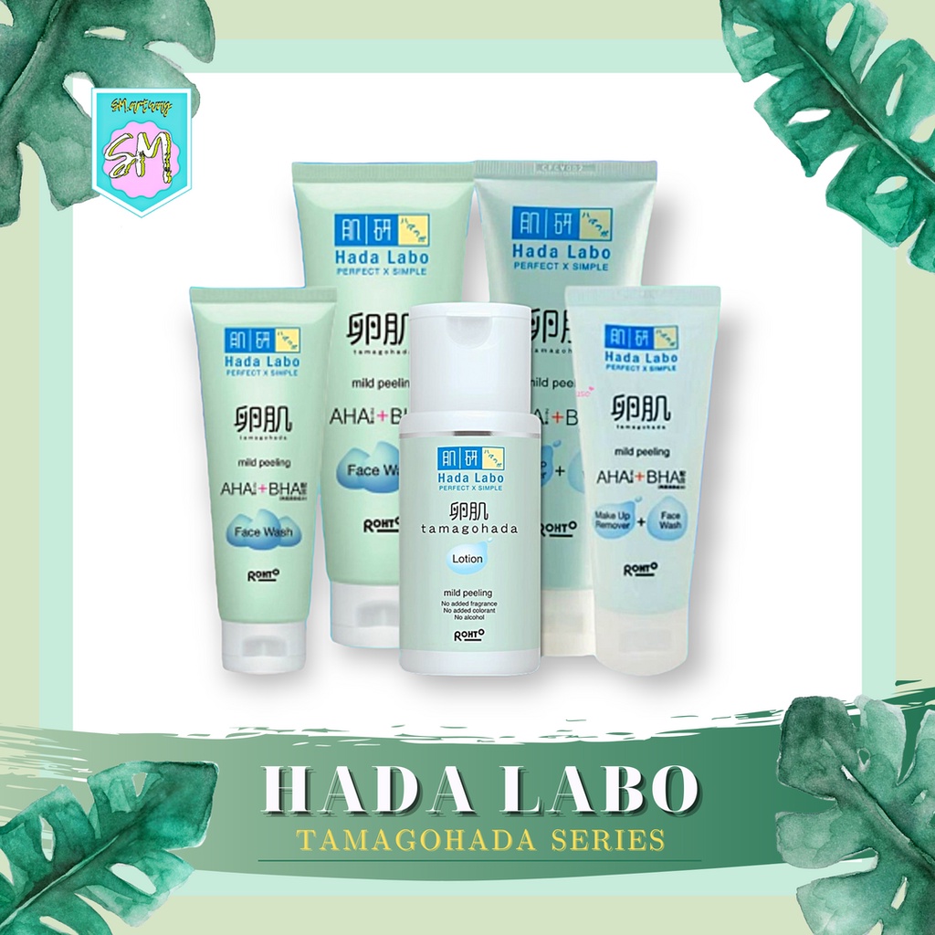 Jual HADA LABO Tamagohada Mild Peeling AHA BHA Series Lotion 100 ML Face Wash 50 100 GR