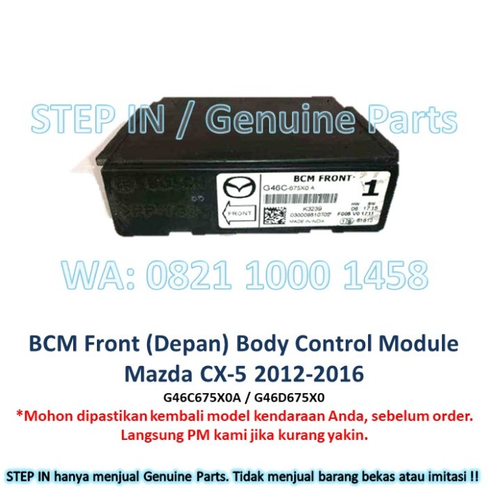 Jual BCM MAZDA CX5 CX5 Body Control module modul G46D675X0 G46C675X0A
